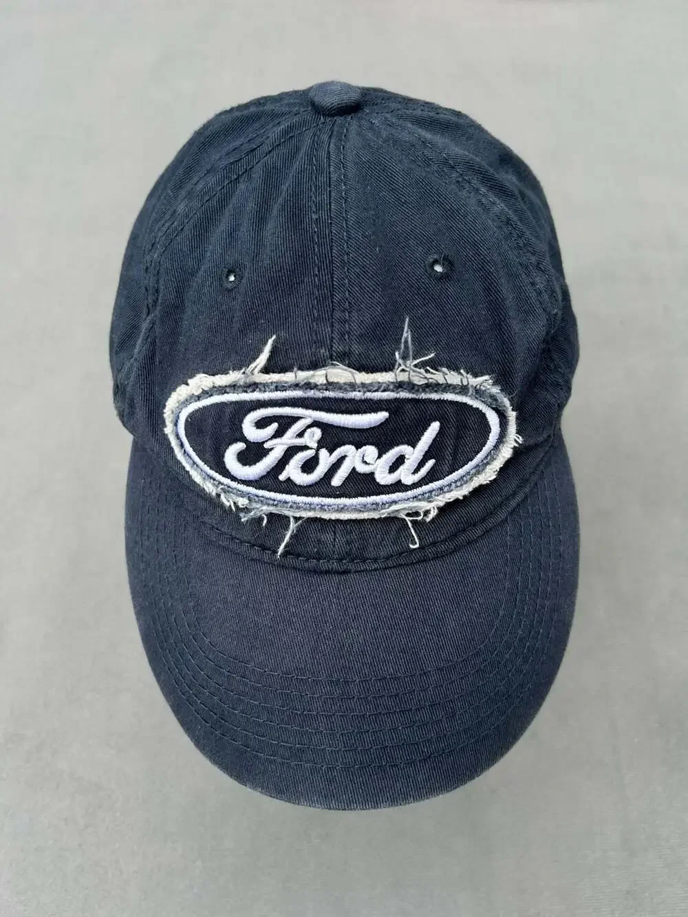 Concept One Ford Official Licensed Product Navy Blue Distressed Hat H207